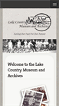 Mobile Screenshot of lakecountrymuseum.com